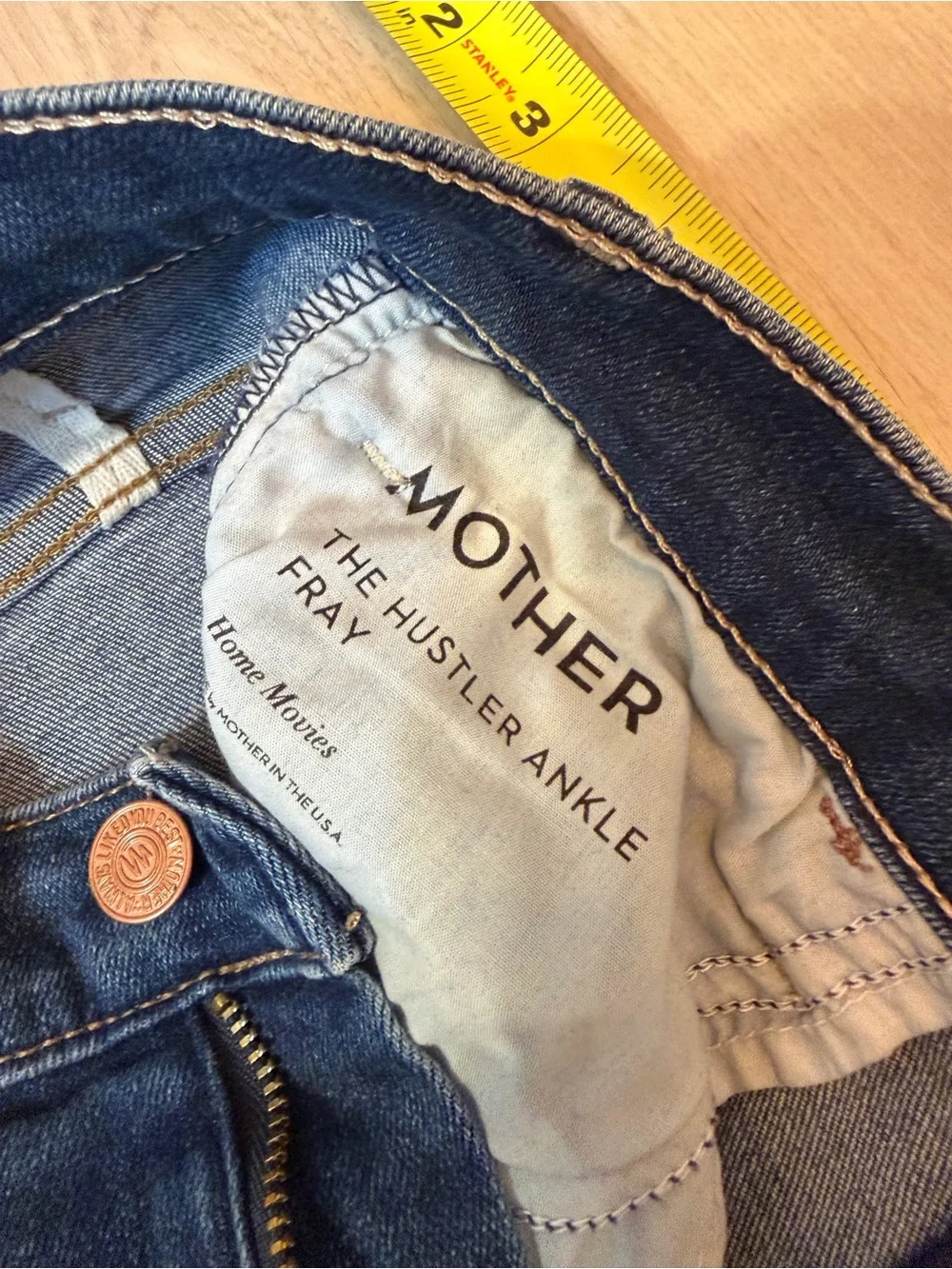 MOTHER Dark Blue Flare Jeans